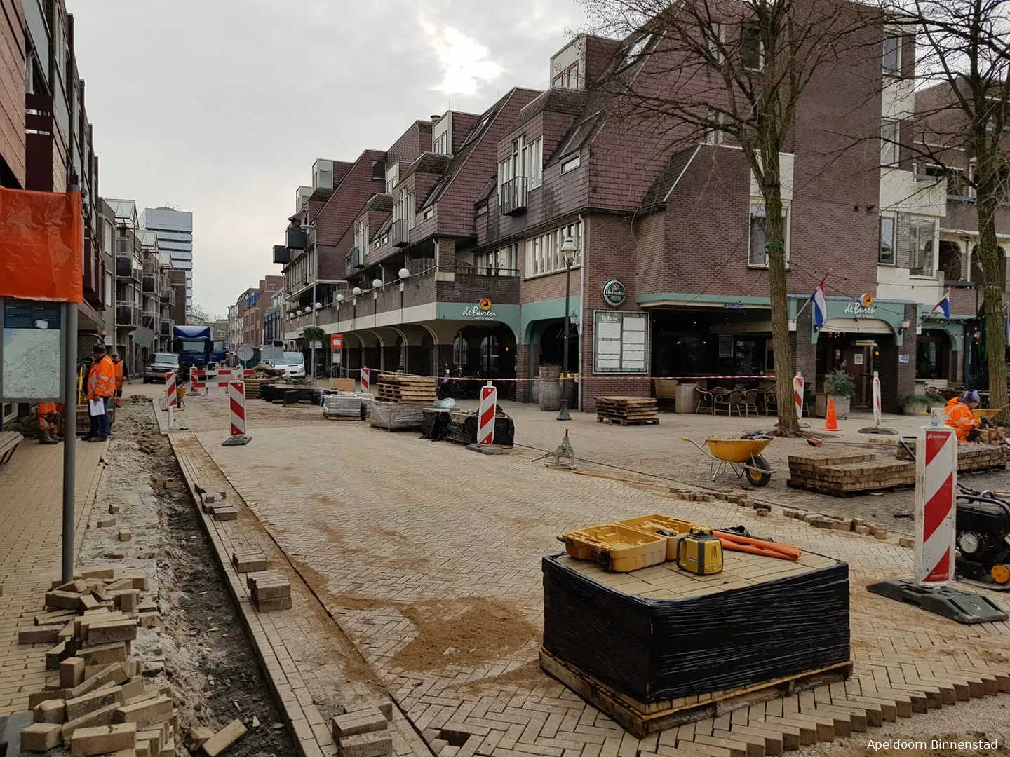 leienplein apeldoorn werkzaamheden weg apeldoorn binnenstad