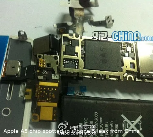 iphone 5 intenals leaked