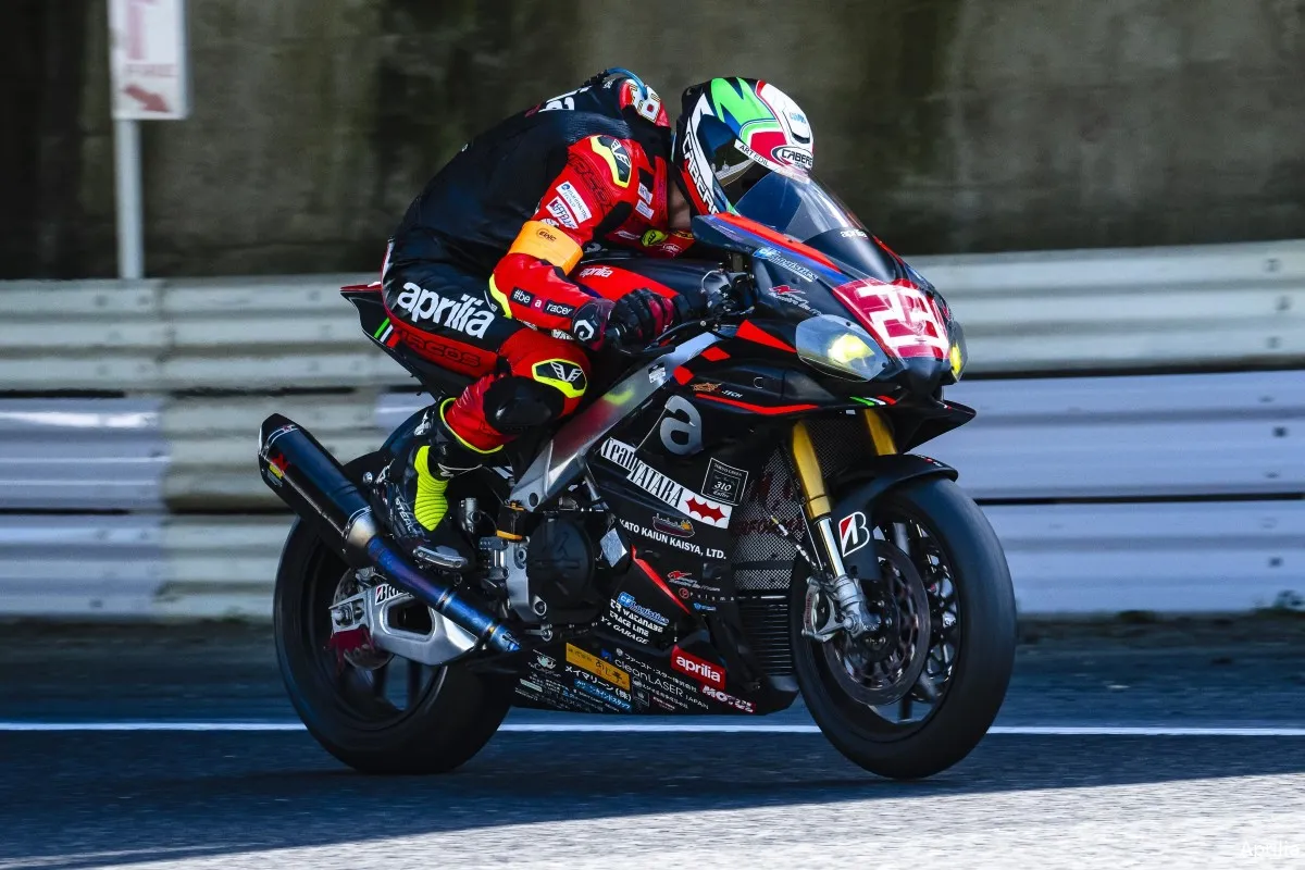 samuele cavalieri suzuka 8 hours 2023 aprilia rsv4 1100