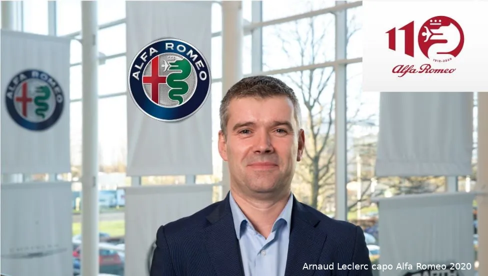 arnaud leclerc capo alfa romeo 2020 nomina