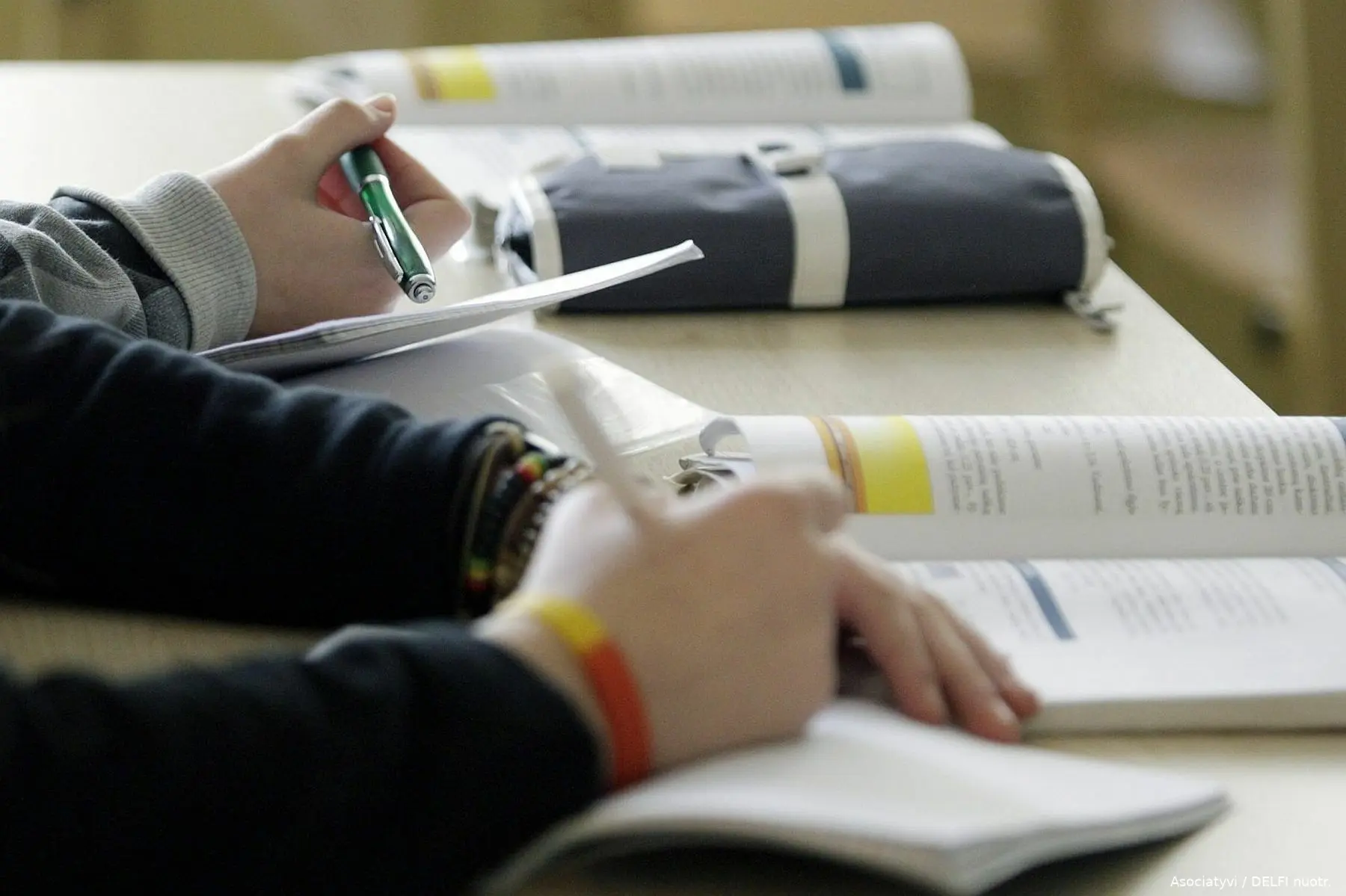 klase mokykla mokiniai pamoka pratybos