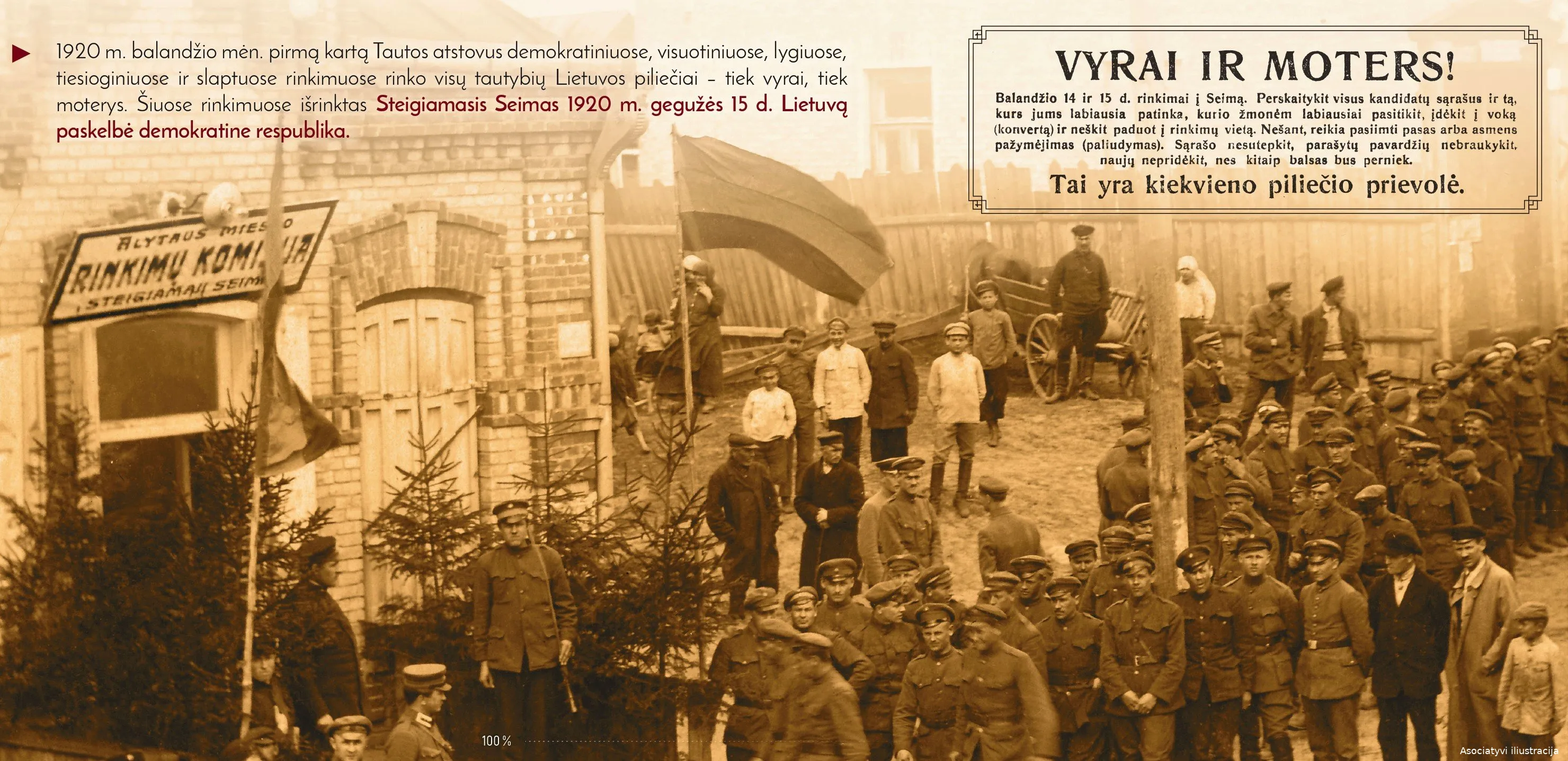 paroda demokratiniams rinkimams 100