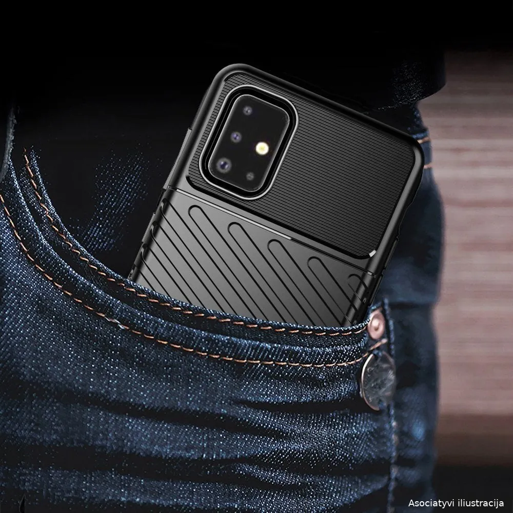 samsuthunder case flexible tough rugged cover tpu case for samsung galaxy a51 blue 8