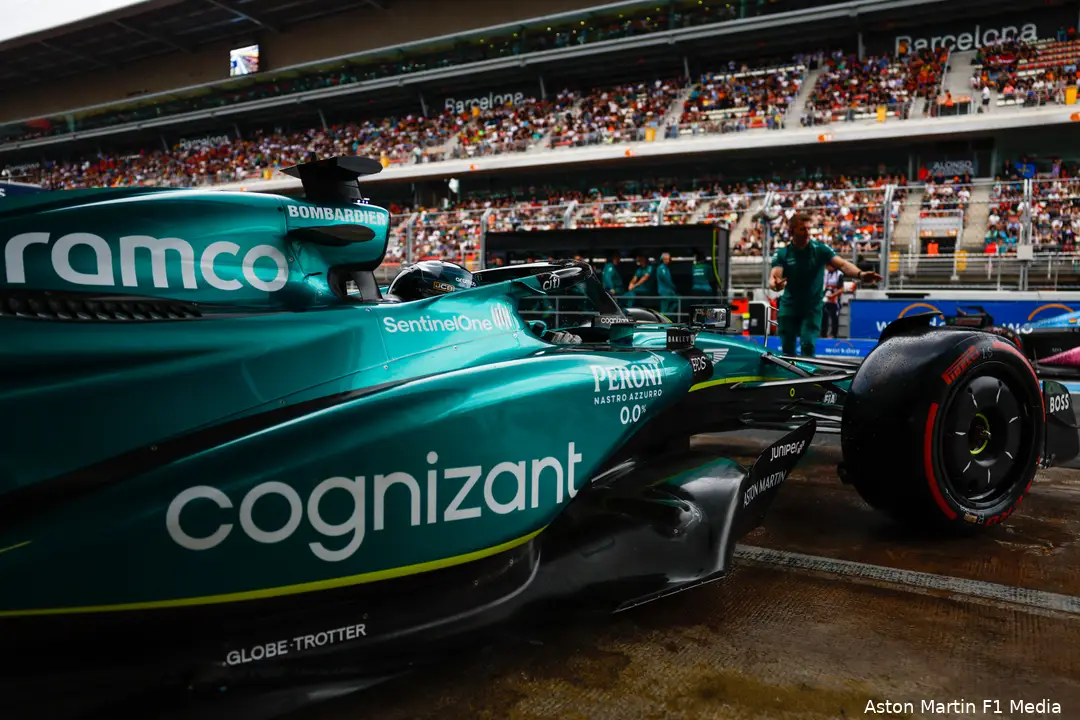 Ook Aston Martin is aan het experimenteren (Foto: Aston Martin F1)