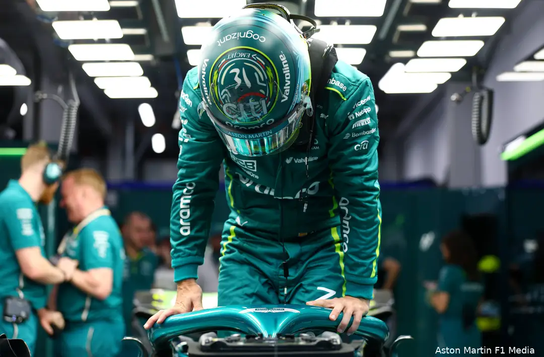 aston martin fernando alonso gp saoedi arabie 2025 zaterdag 3