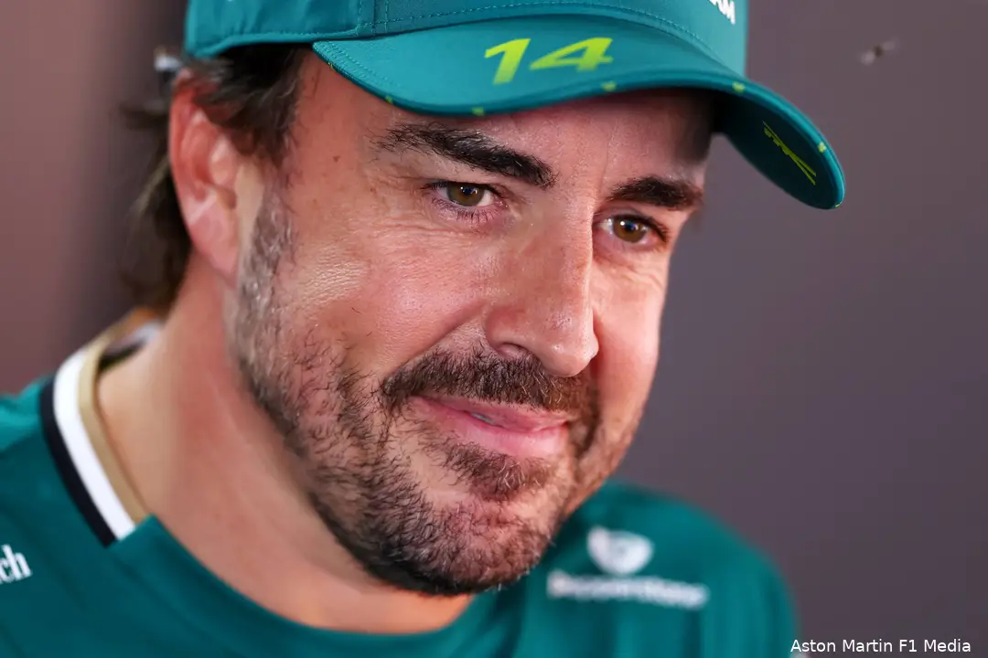 <i>Alonso niet tevreden over de afstelling dit weekend.</i>