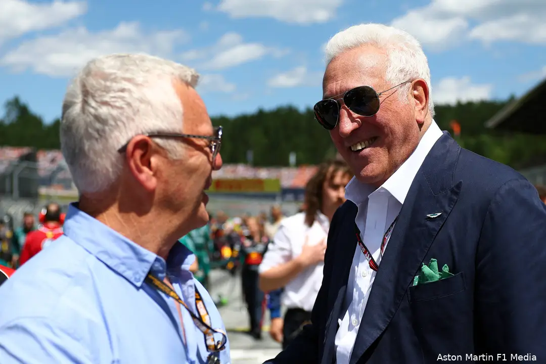 lawrence stroll aston martin gp oostenrijk 2025 zondag