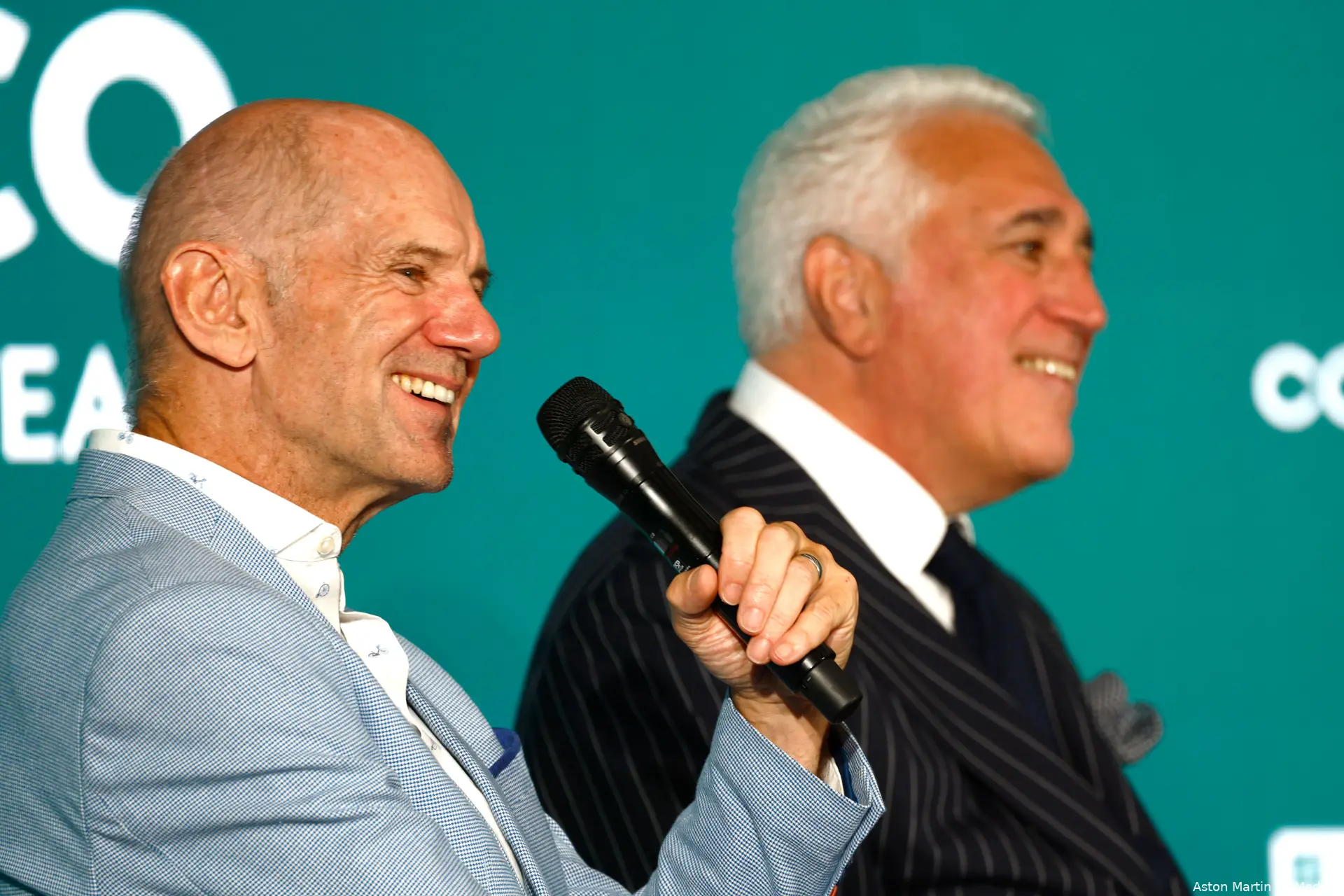 persconferentie aston martin lawrence stroll adrian newey 4