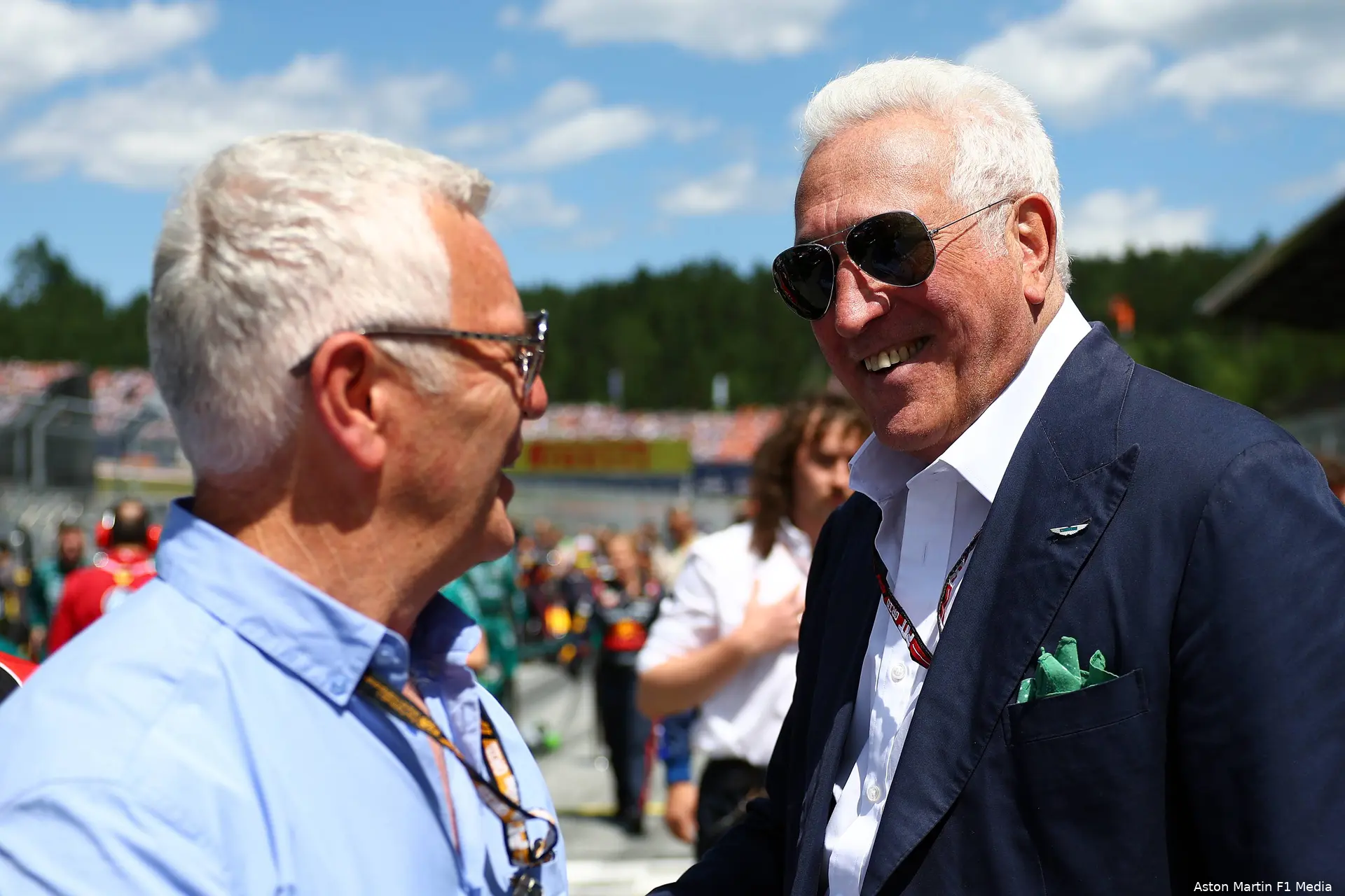 lawrence stroll aston martin gp oostenrijk 2025 zondag