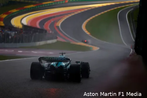 Het zou zonde zijn als het iconische circuit in de Belgische Ardennen van de kalender verdwijnt. (Foto: Aston Martin F1)