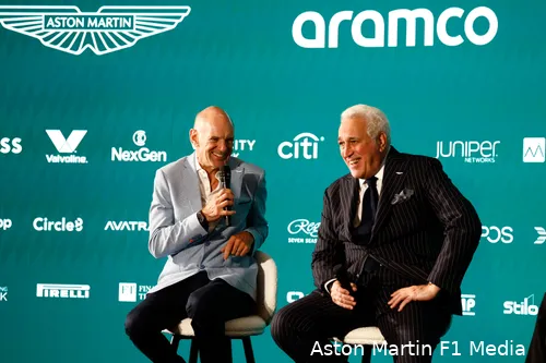 persconferentie aston martin lawrence stroll adrian newey 6
