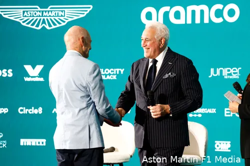 persconferentie aston martin lawrence stroll adrian newey 7