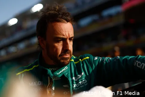 Fernando Alonso voorafgaand aan de laatste race van 2024.