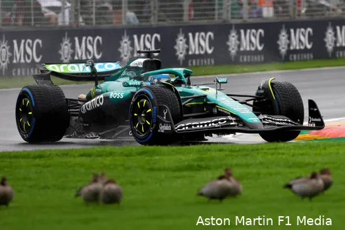 <i>Stroll greep zijn kans in Australië.</i>