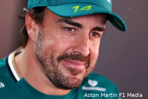 <i>Alonso niet tevreden over de afstelling dit weekend.</i>