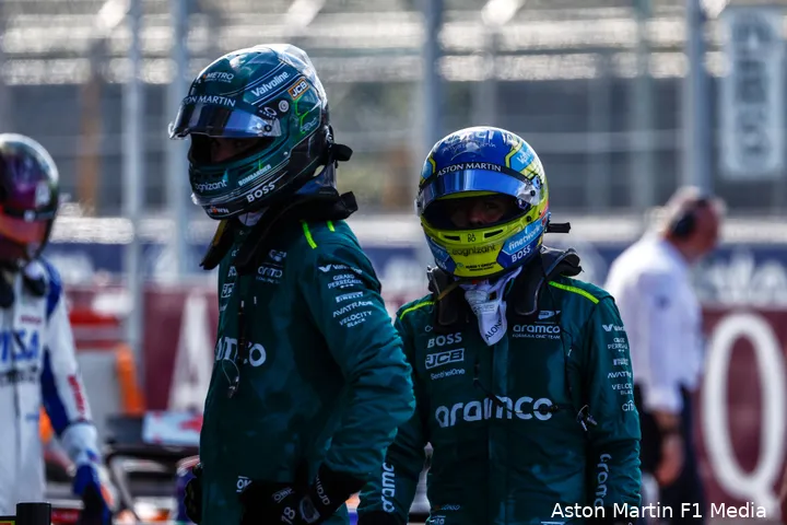 fernando alonso lance stroll aston martin miami 2024