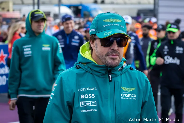 fernando alonso lance stroll aston martin gp nederland zondag 2024