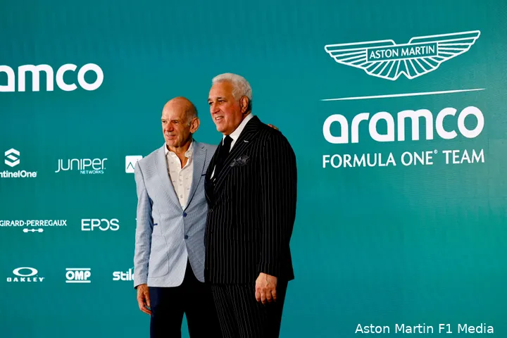 persconferentie aston martin lawrence stroll adrian newey 3