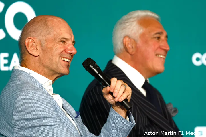 persconferentie aston martin lawrence stroll adrian newey 4