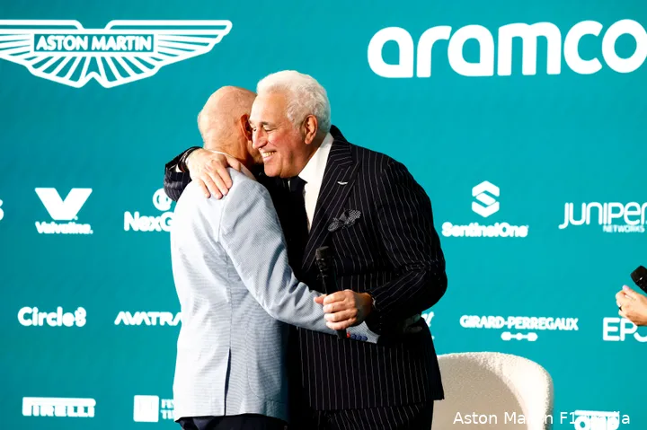 persconferentie aston martin lawrence stroll adrian newey 8