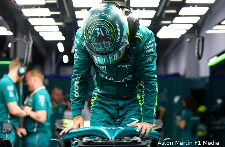 aston martin fernando alonso gp saoedi arabie 2025 zaterdag 3