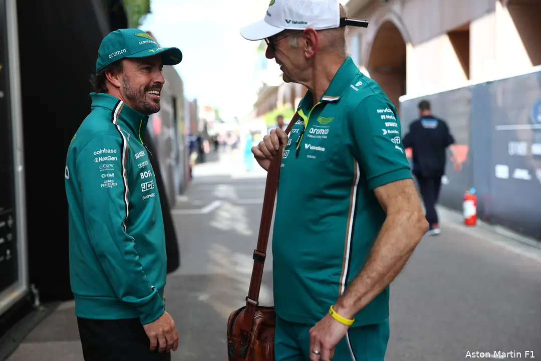 Alonso heeft enorm veel vertrouwen in Newey, met wiens auto hij in 2026 hoopt te vechten voor de titel.