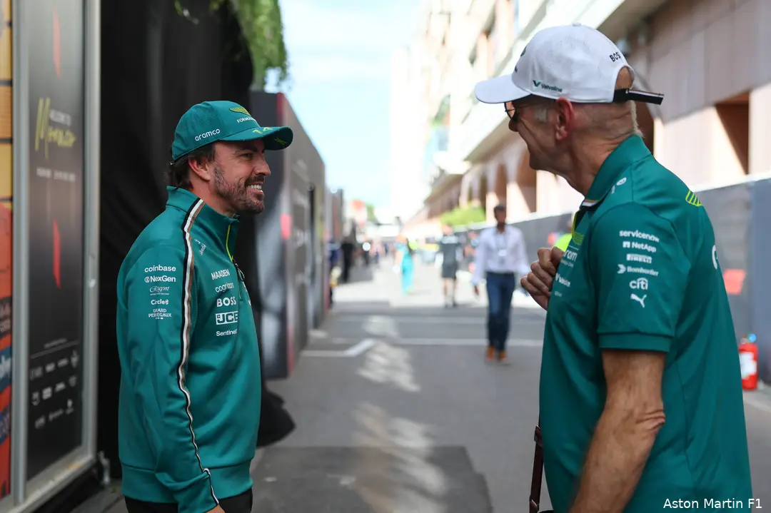 alonso newey aston martin monaco 2025