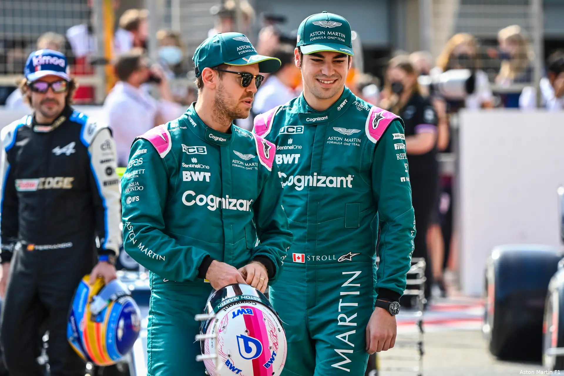 Sebastian Vettel Lance Stroll Aston Martin