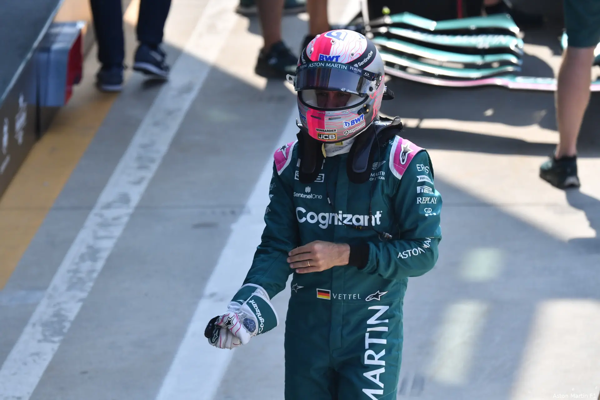 Sebastian Vettel Aston Martin overall