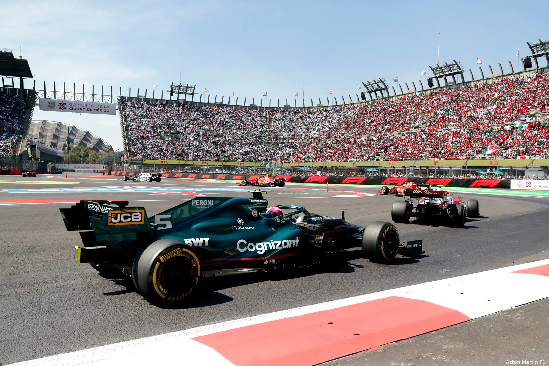 Sebastian Vettel AMR21 Aston Martin Mexico