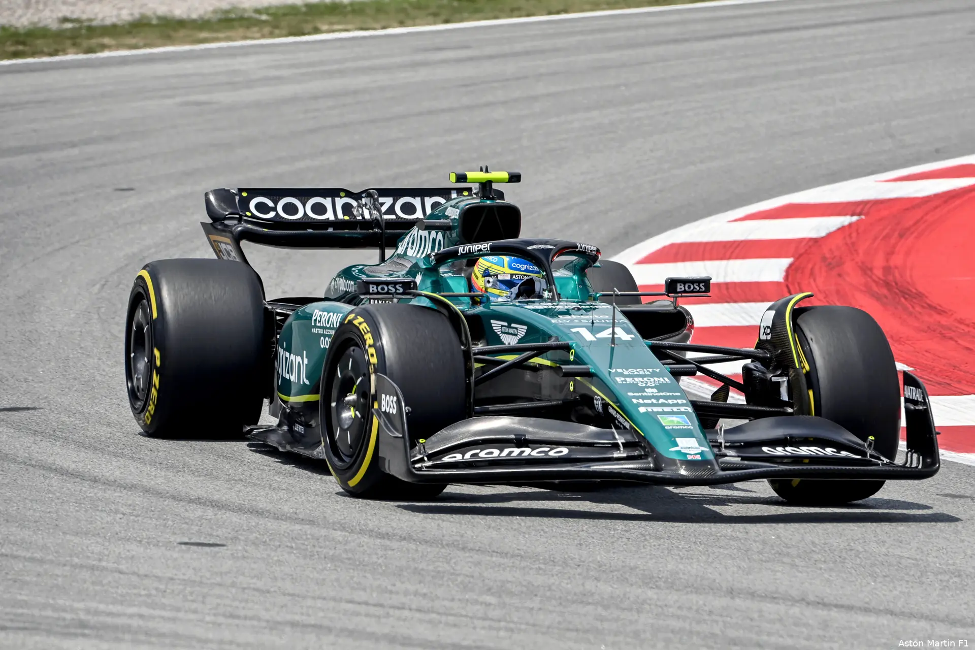 fernando alonso amr23 aston martin f1 gp spanje 2023