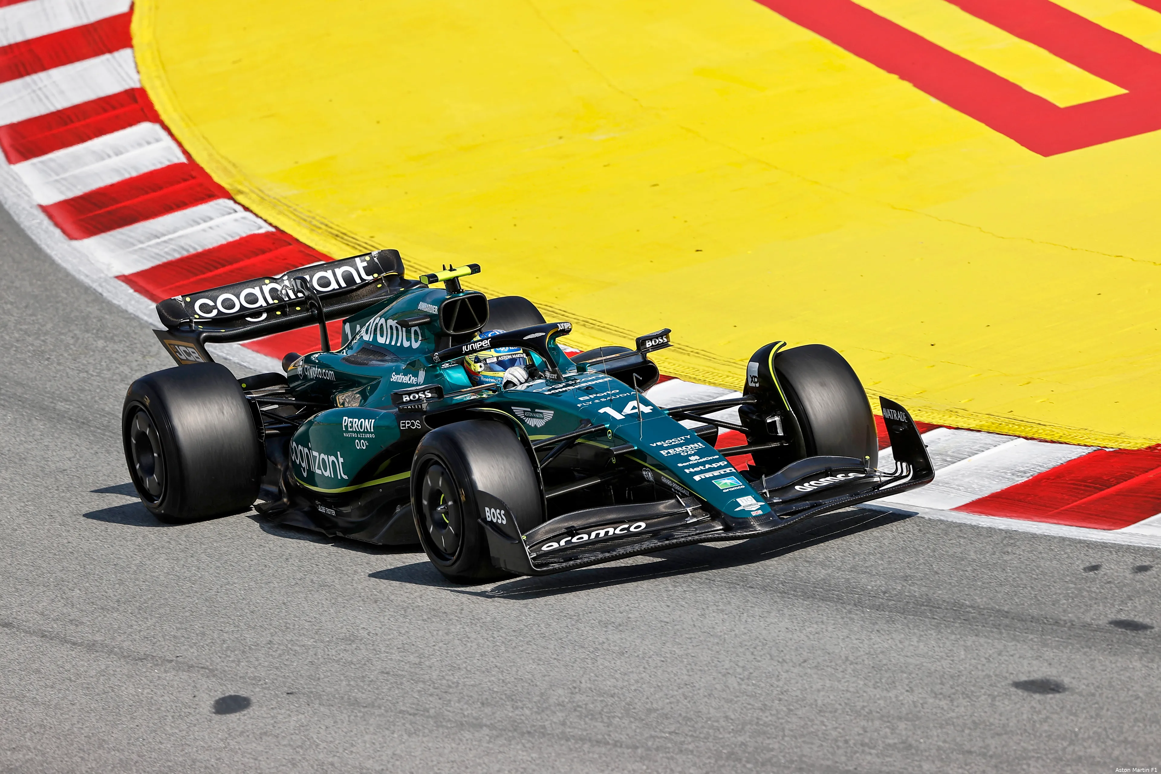 fernando alonso amr23 aston martin f1 gp spanje 2023