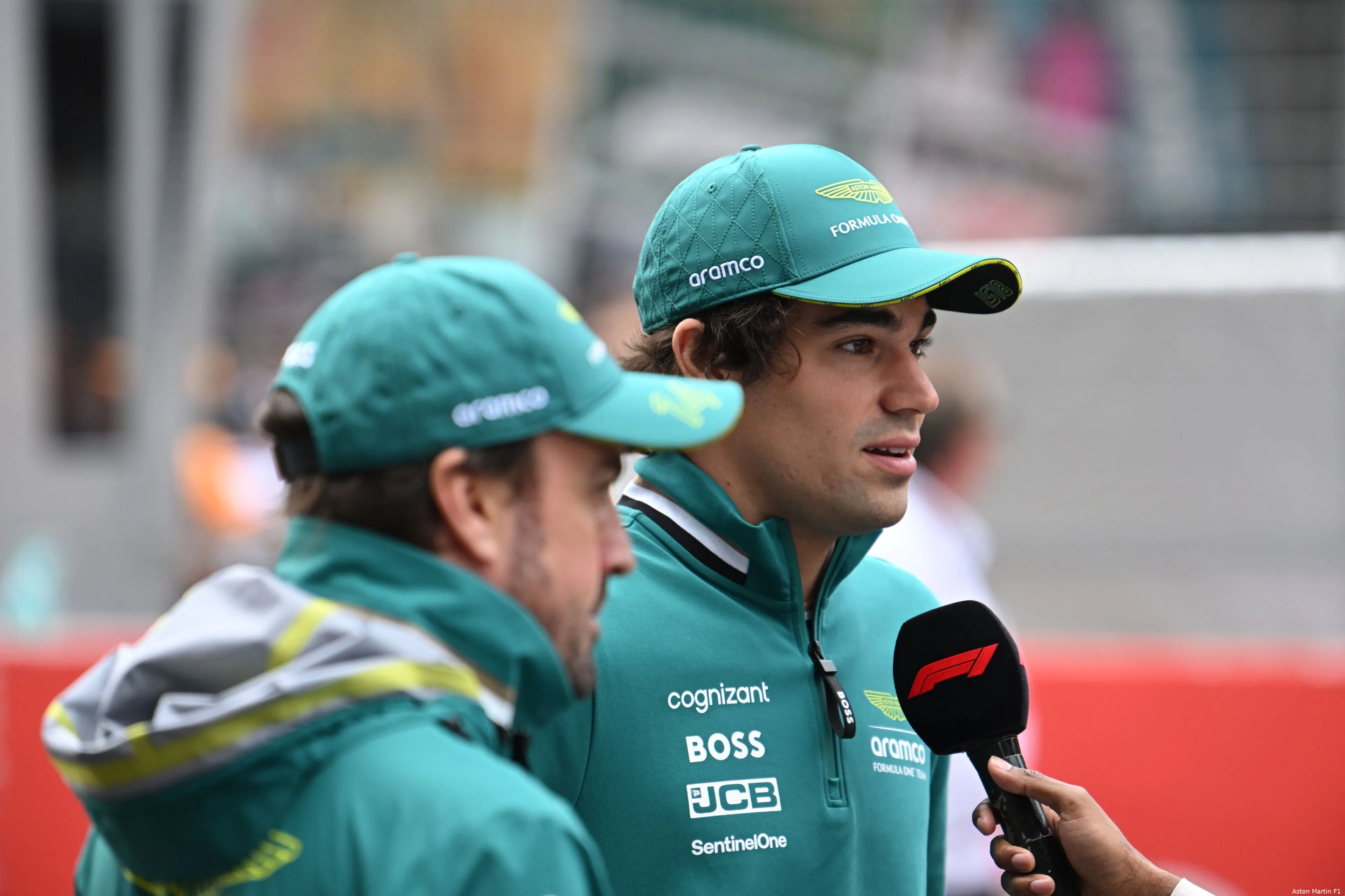 lance stroll grid china astonmartin fernando alonso