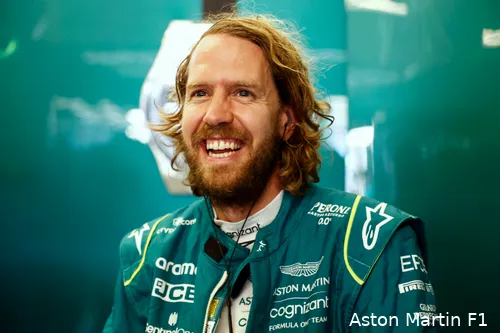 Vettel genoot van zijn test met Porsche, maar overweegt hij ook serieus een comeback? (Foto: Aston Martin F1)