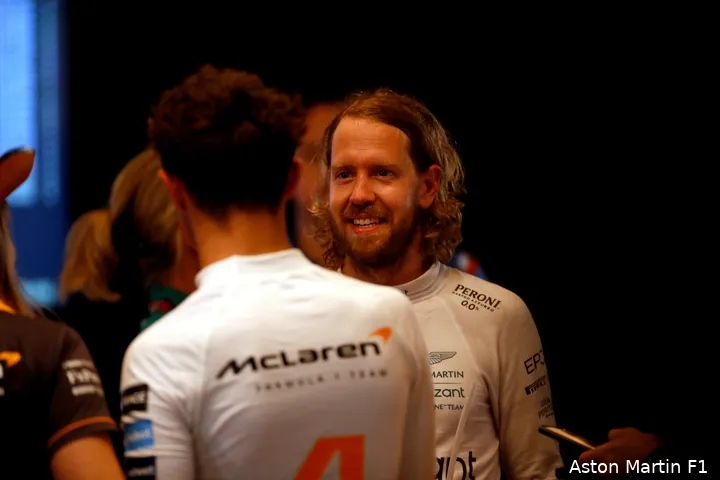 Vettel vindt dat Norris zich nergens voor hoeft te schamen.