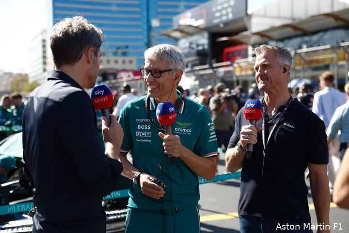 Krack werd in Bakoe door velen gevraagd naar de komst van Newey.