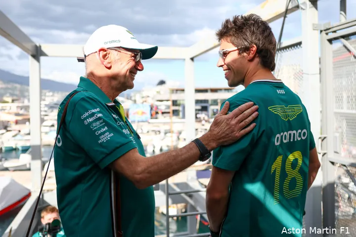 newey lancestroll aston martin monaco 2025 2