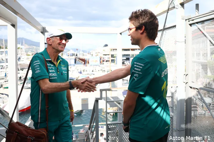 newey lancestroll aston martin monaco 2025