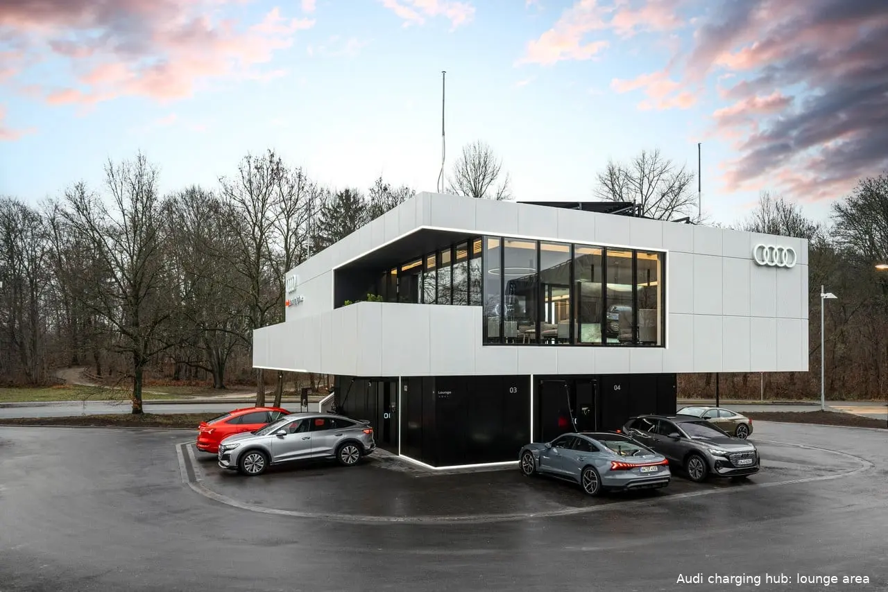 audi charging hub norimberga