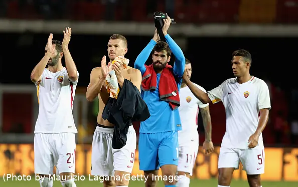 gonalons dzeko alisson applaudono benevento roma