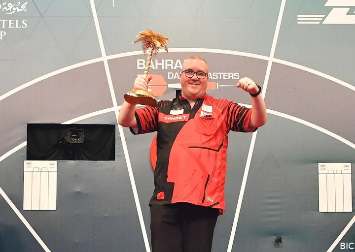 Stephen Bunting won the Bahrain Darts Masters last week
