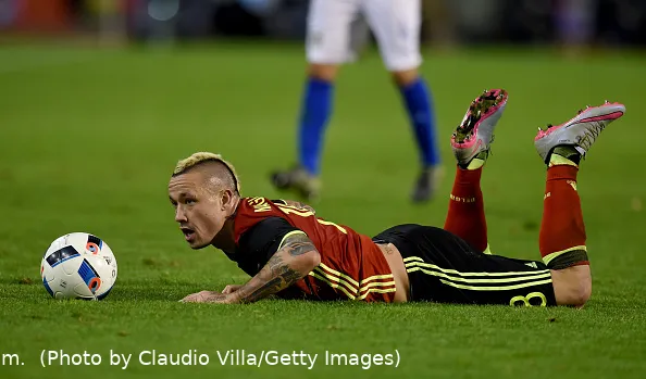 nainggolan a terra belgio italia