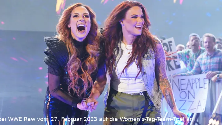 Becky Lynch und Lita griffen bei WWE Raw vom 27. Februar 2023 auf die Women's-Tag-Team-Titel an!