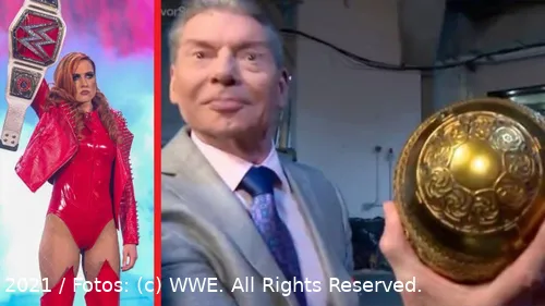 Becky ist sauer / Mr. McMahon ist das Ei abhanden gekommen / WWE Survivor Series 2021 / Fotos: (c) WWE. All Rights Reserved.