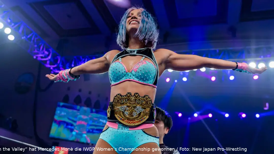 Bei „Battle in the Valley“ hat Mercedes Monè im Vorjahr die IWGP Women’s Championship gewonnen / Foto: New Japan Pro-Wrestling