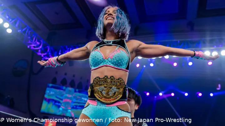 Bei „Battle in the Valley“ hat Mercedes Monè im Vorjahr die IWGP Women’s Championship gewonnen / Foto: New Japan Pro-Wrestling