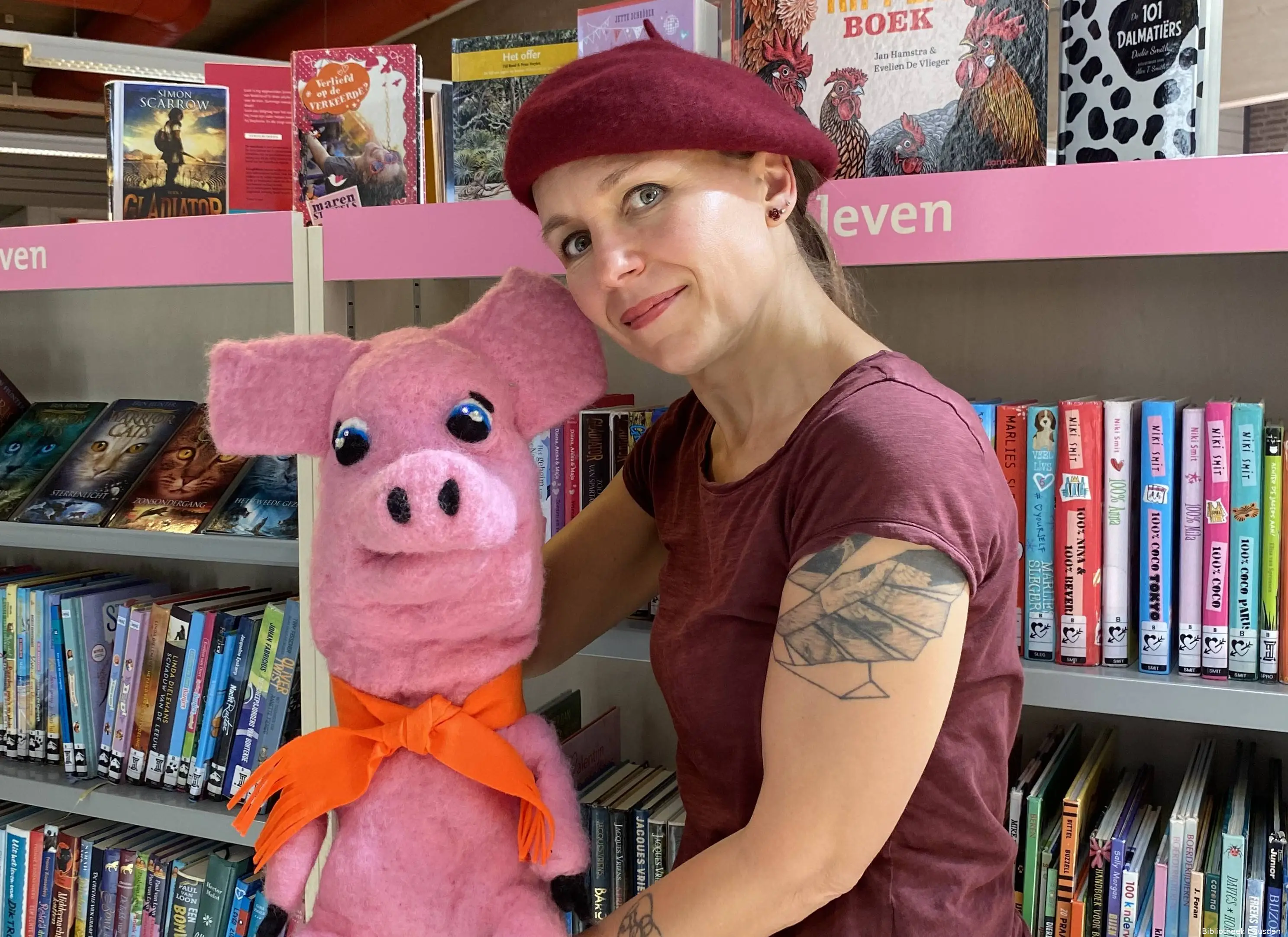 Boekie Big in de Bibliotheek Drunen
