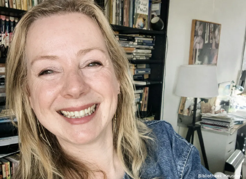 Marlies Slegers in Bibliotheek Vlijmen