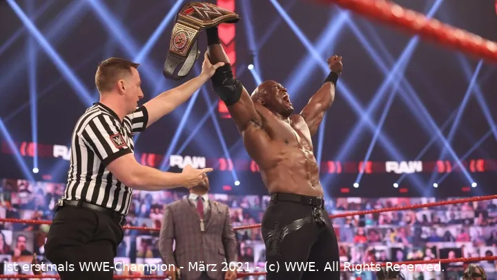 So sah Bobby Lashley bei seinem ersten Erfolg als WWE-Champion aus, jetzt ist er zweifacher Weltmeister! - (c) WWE. All Rights Reserved.