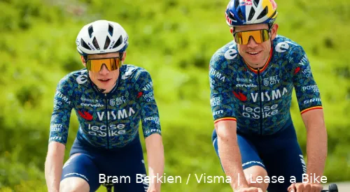 Jonas Vingegaard together with Wout van Aert